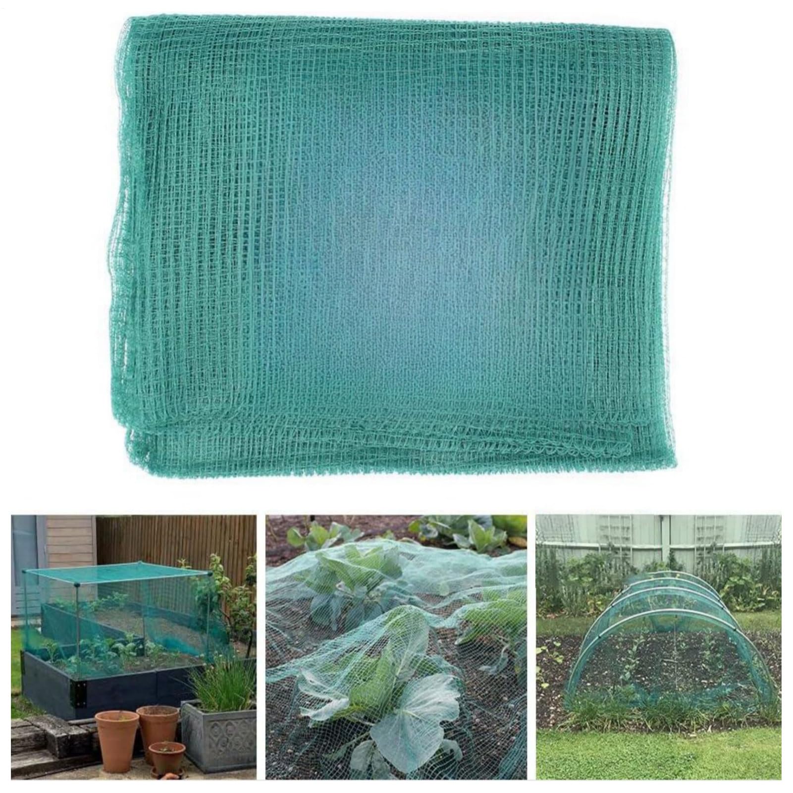Red antipájaros de jardín Barrera de malla para cubrir plantas | Malla Mosquitera Para Mariposas Y Aves Protege estanque de hojas, verduras, árboles frutales, gallinero, de fresas