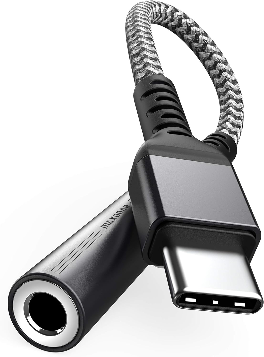 USB Type C Headphone Adapter, Maxonar Upgraded USBC to 3.5mm Jack Dongle Digital to