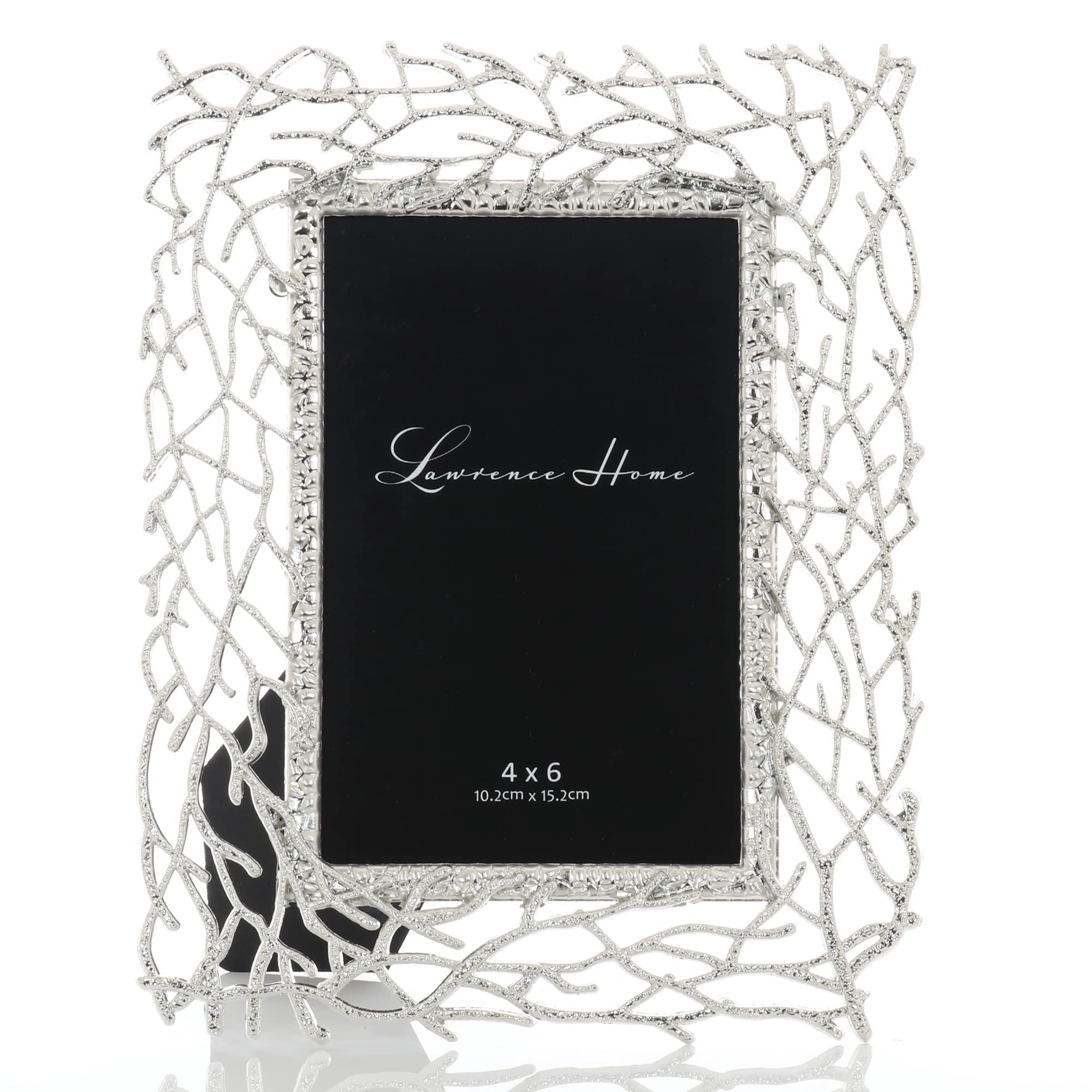 Lawrence Frames Silver Branch Frame, 4x6