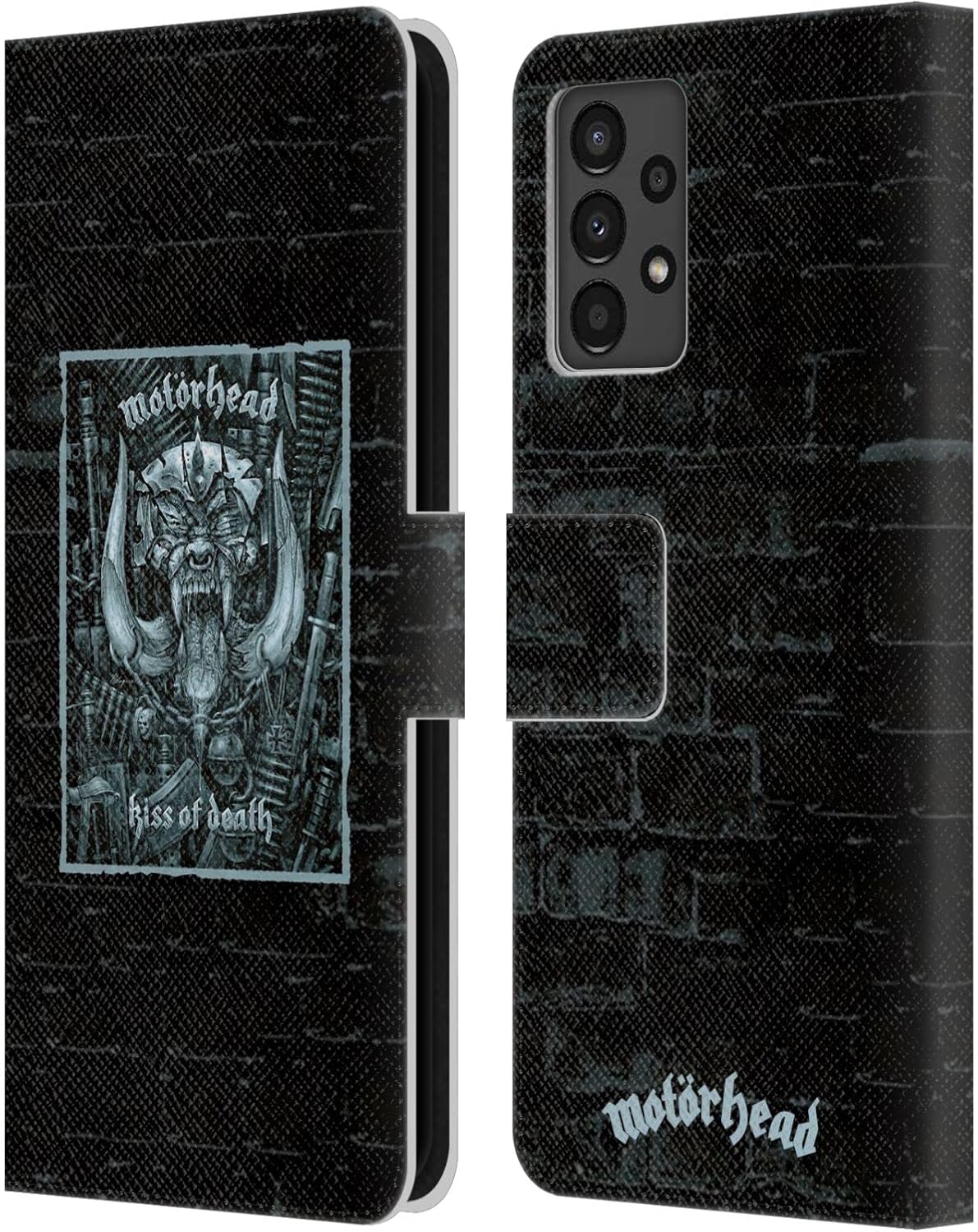 Head Case Designs Officially Licensed Motorhead Motorizer Album Covers Leather Wallet Case Compatible with Samsung Galaxy A13 (2022)