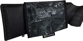 Alpine Innovations AmmoSlicker Buttstock Ammo Pouch - Shotgun Fits 5 Rounds, Stealth Shadow