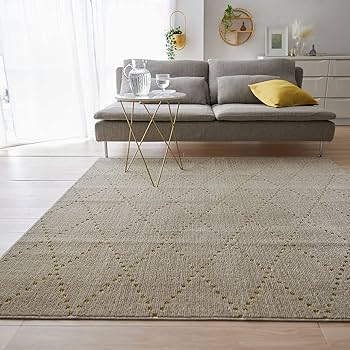 Amazon｜スミノエ(Suminoe) ラグ ベージュ 円形 150×150cm