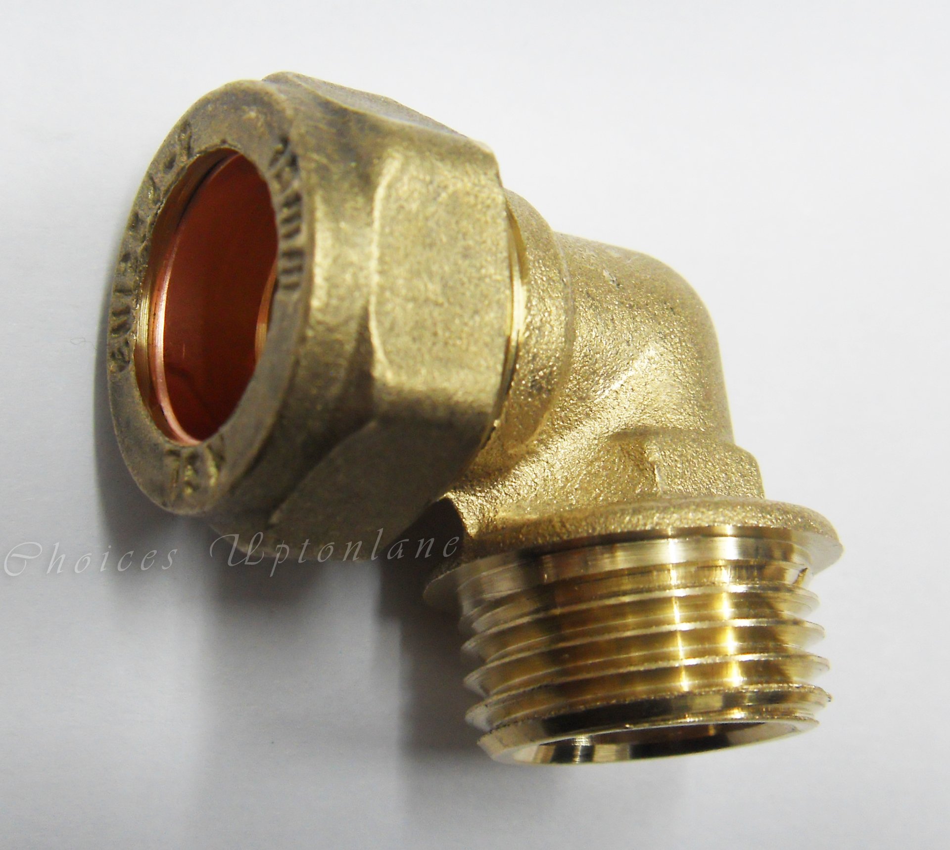 Brass Compression 15MM X Male Iron 1/2" Elbow (Pack of 3)