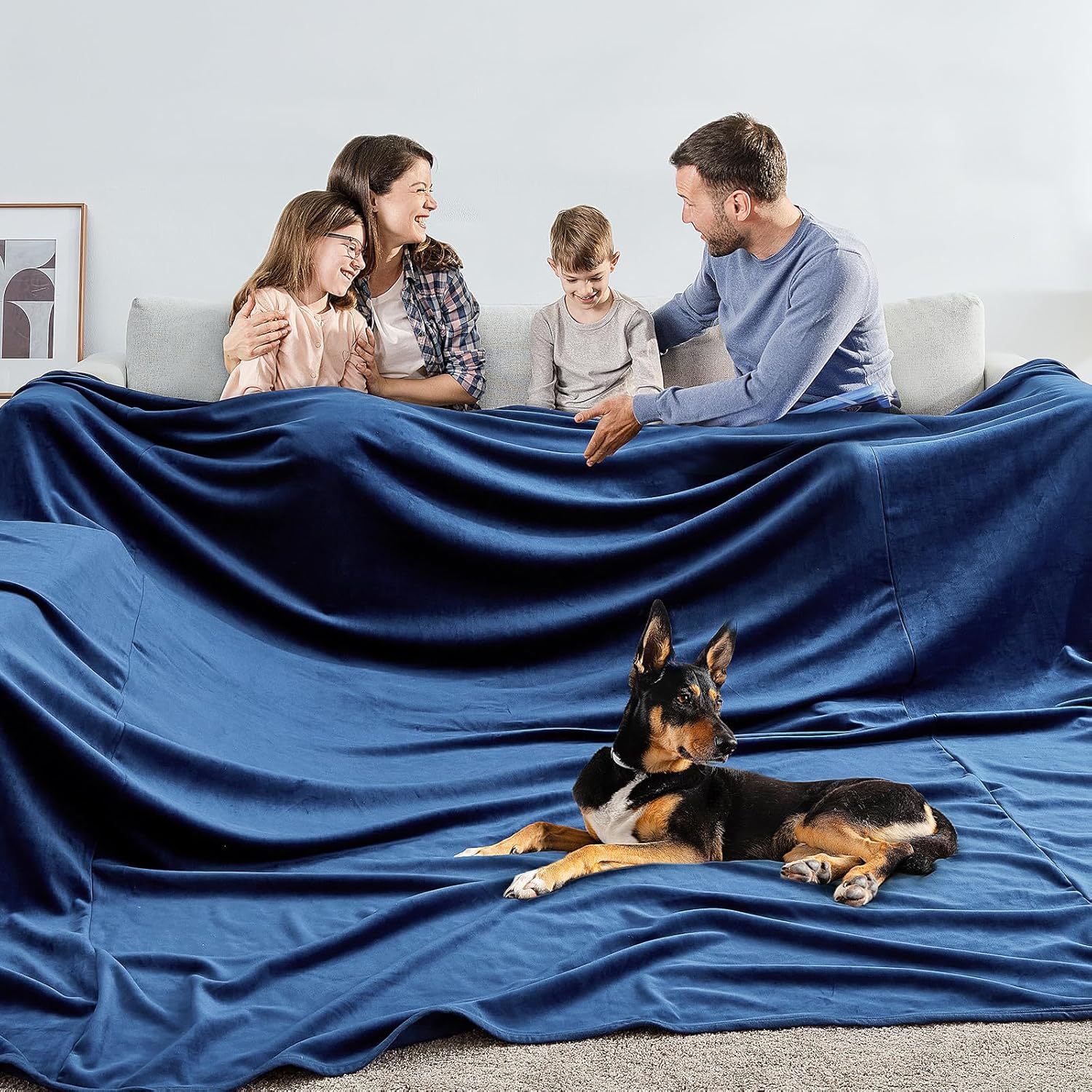 Wemore Big Oversized Blanket 120x120 Inches, Super Soft