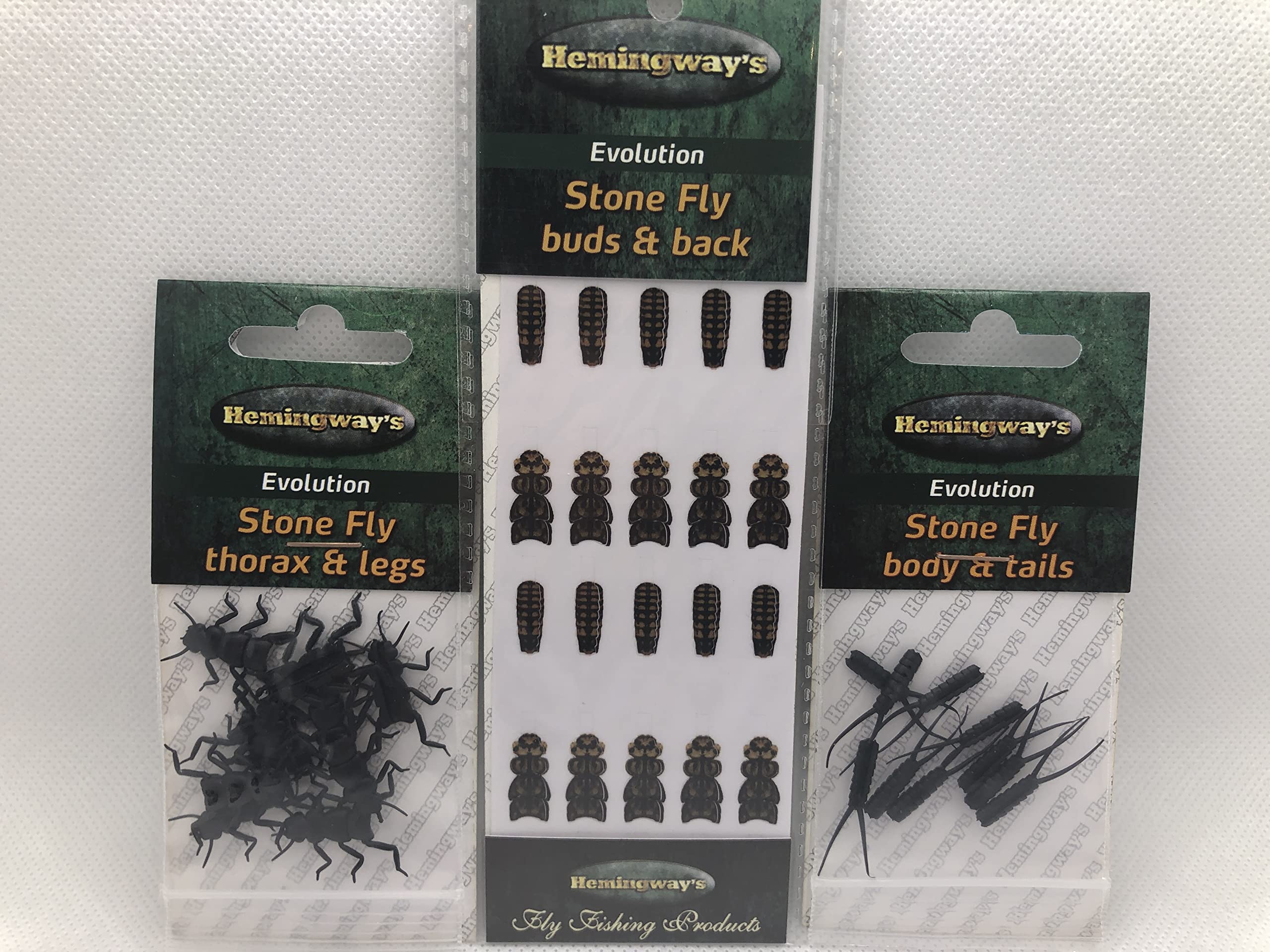 Hemingway'sEvolution Black Stonefly Tying Set