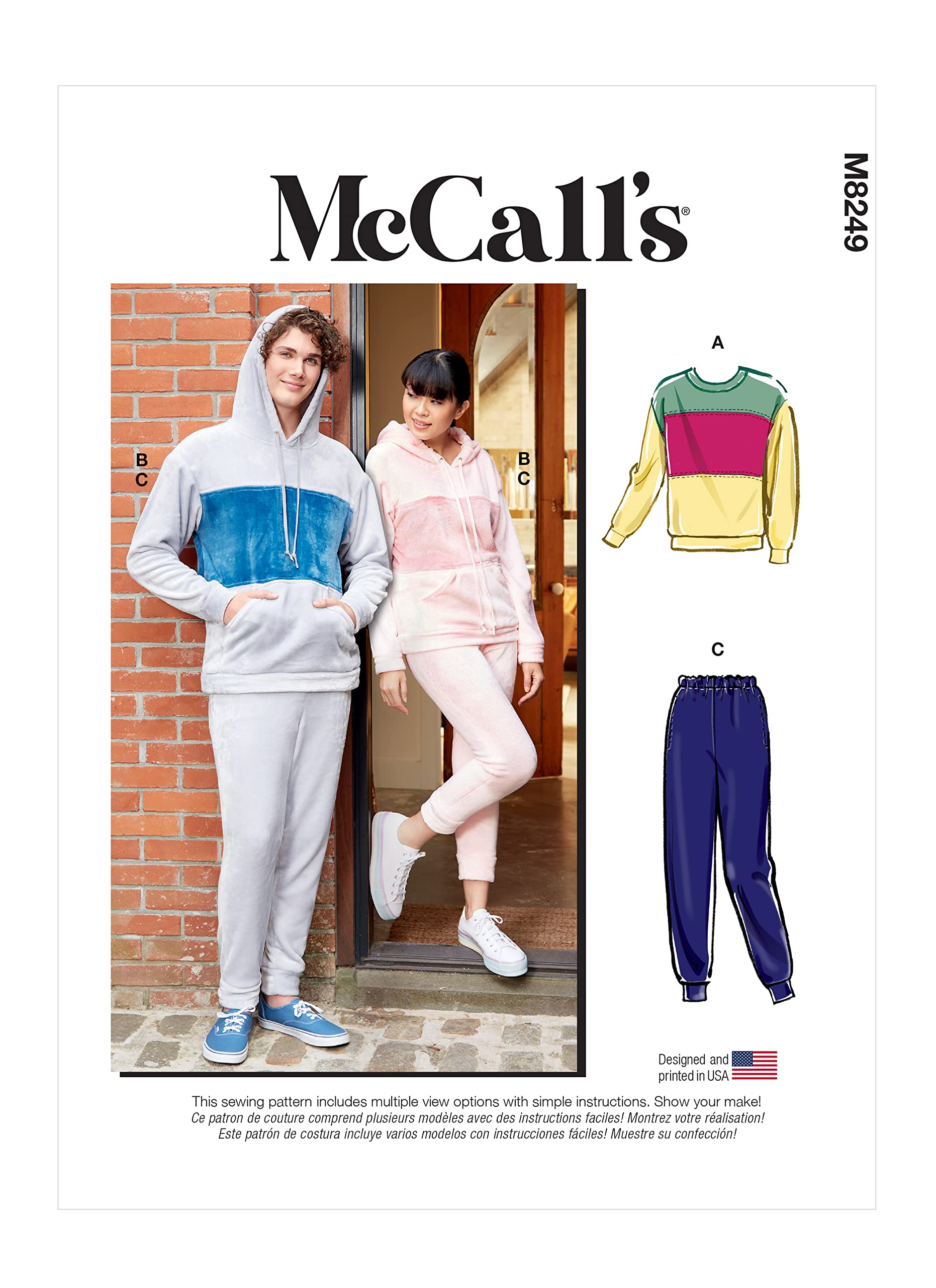 Abbigliamento sportivo da uomo, stile boyfriend, confezione da 3, in