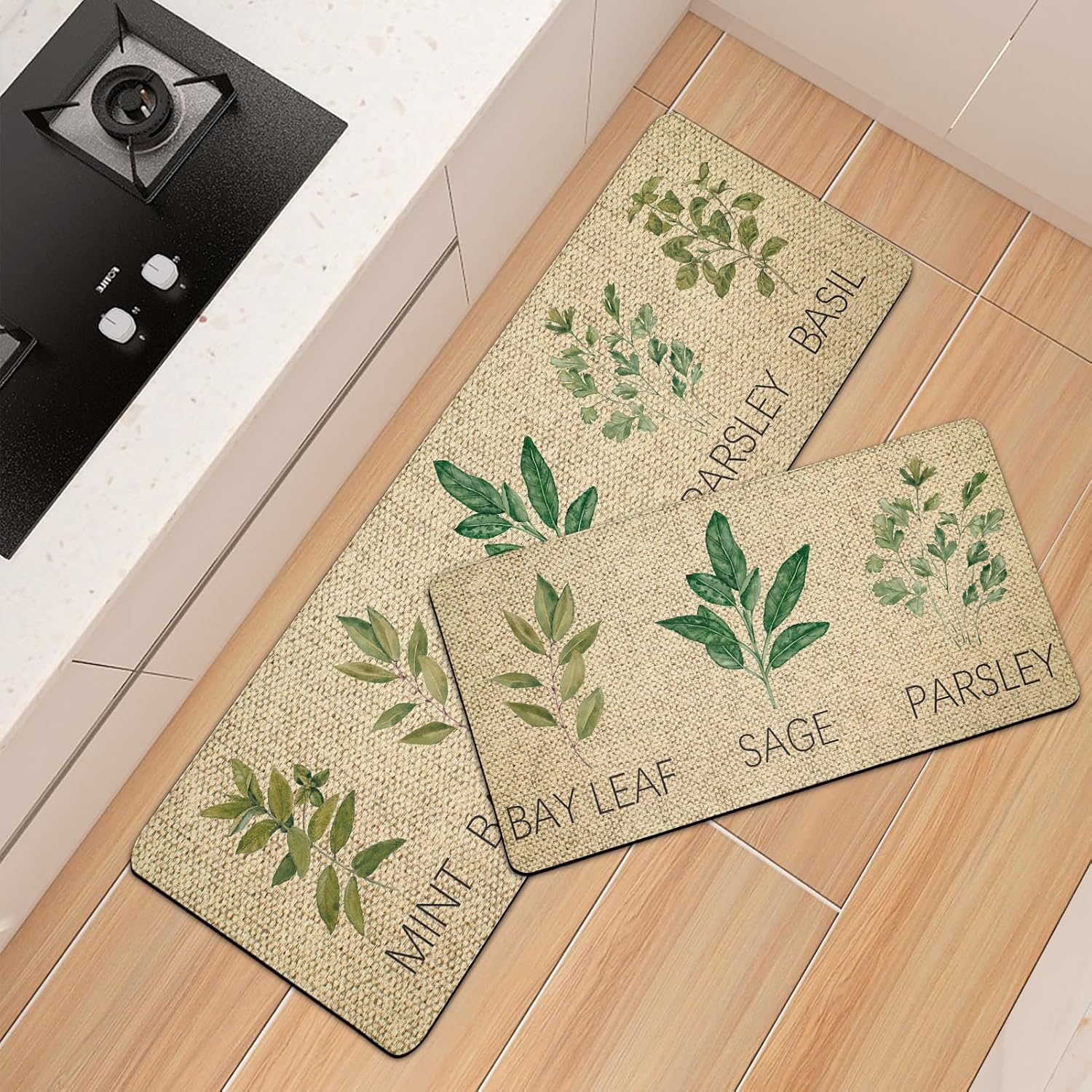 Green Kitchen Mats for Floor Anti Fatigue Mats for Kitchen