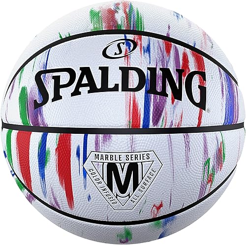 Spalding Baloncesto de goma de mármol, oficial