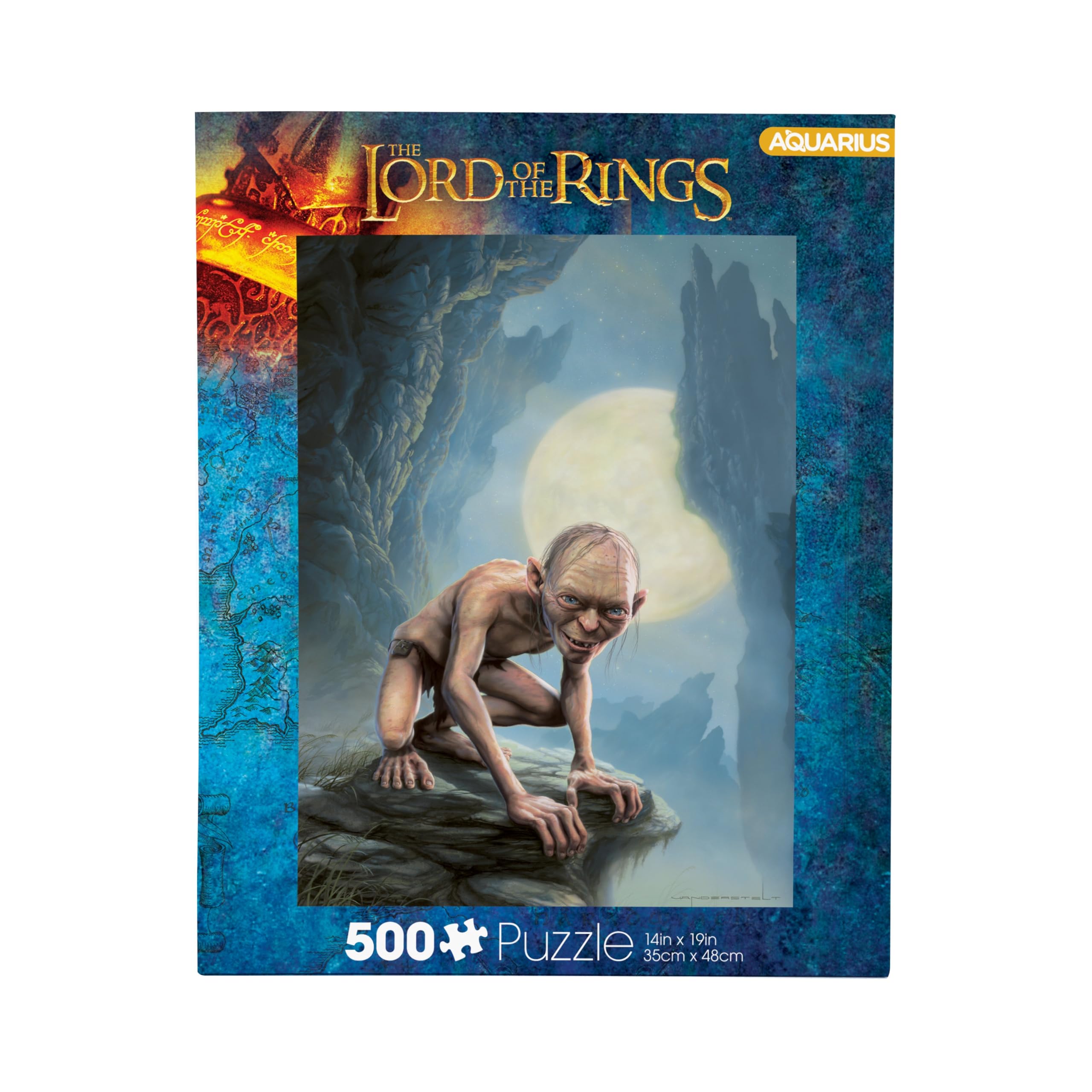 AQUARIUS - Lord of The Rings Gollum 500 Piece Jigsaw Puzzle