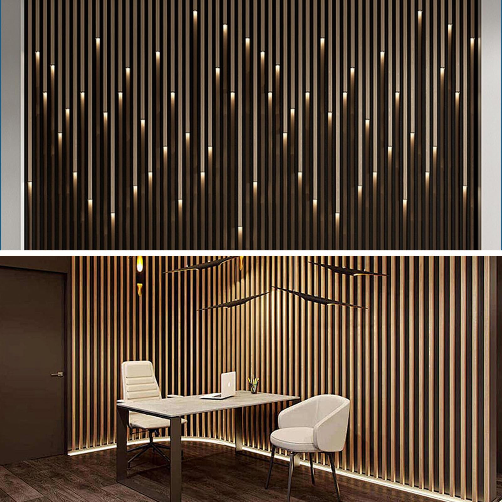 Perfil LED de Silicona Flexible,Perfil de Silicona Flexible 5m,Tira LED Resistente al Agua IP65,Tira de LED y Difusor,para Techo,Armario,Bar,Paneles Acústicos,Iluminación