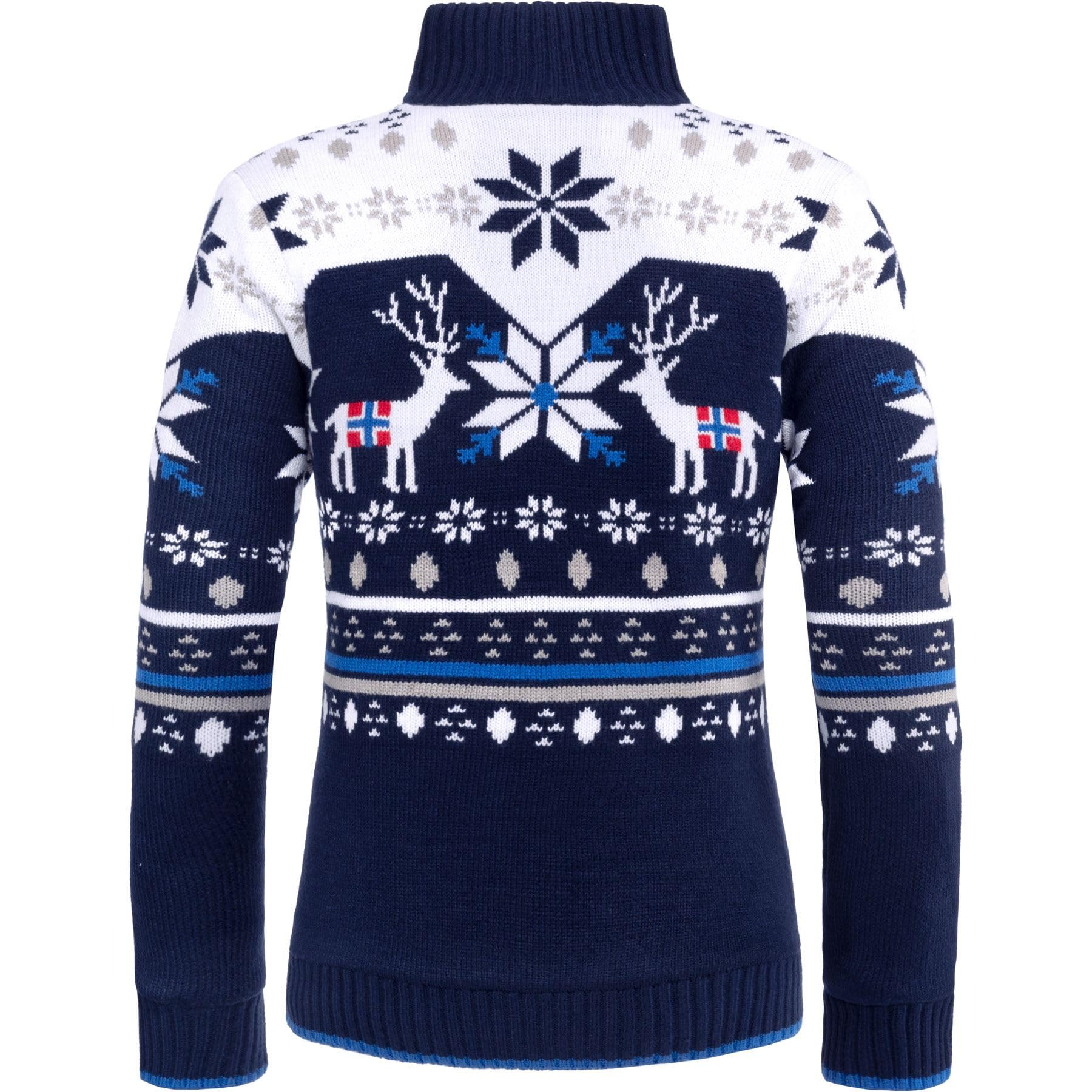 Nebulus Damen Norweger SVERRE, warme Strickjacke, praktische & vielseitige Jacke
