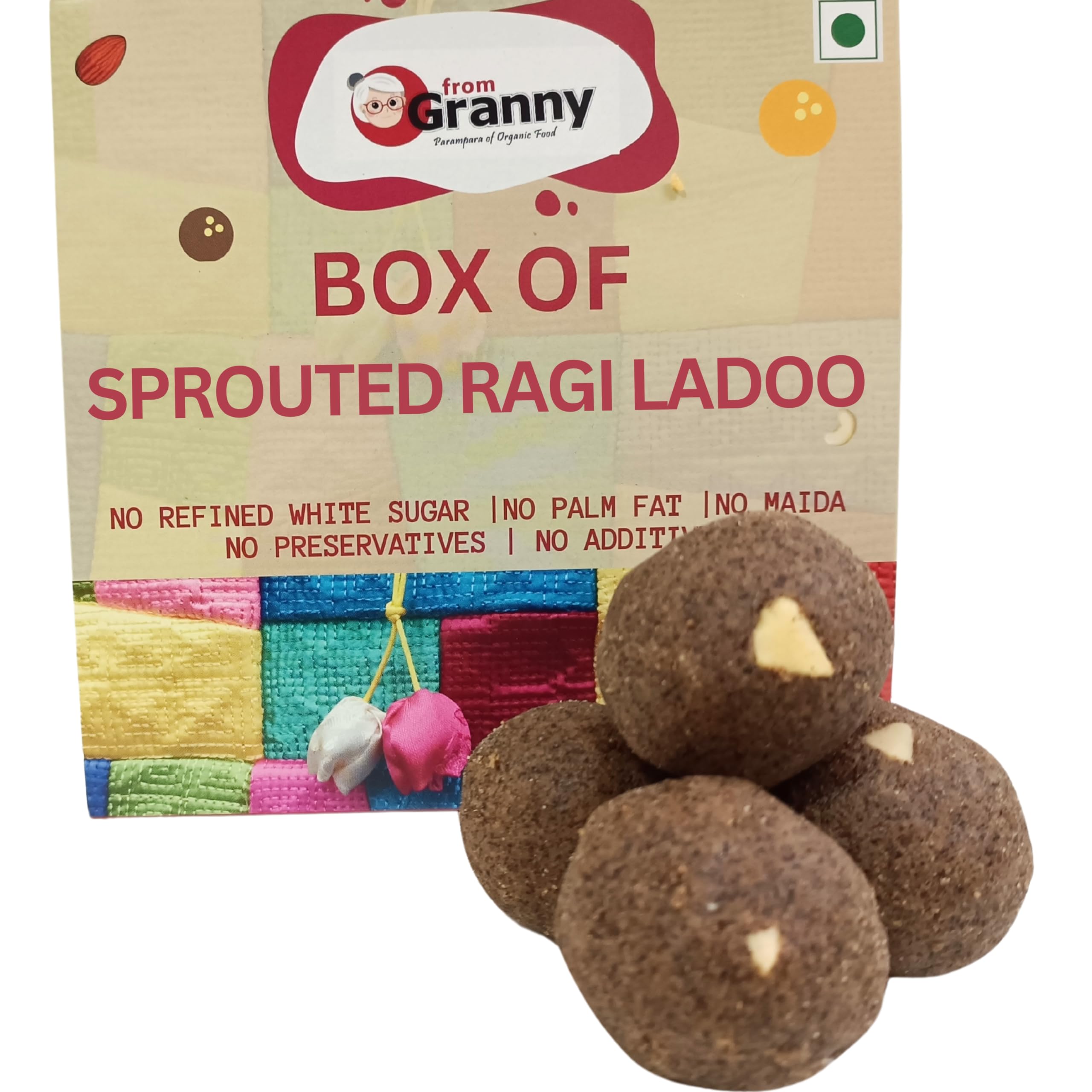 From Granny - Sprouted Ragi Ladoo | Millet Laddu | Nachniche Ladoo | 250g | Homemade (B0CKJ9TWPC) Amazon Price History, Amazon Price Tracker