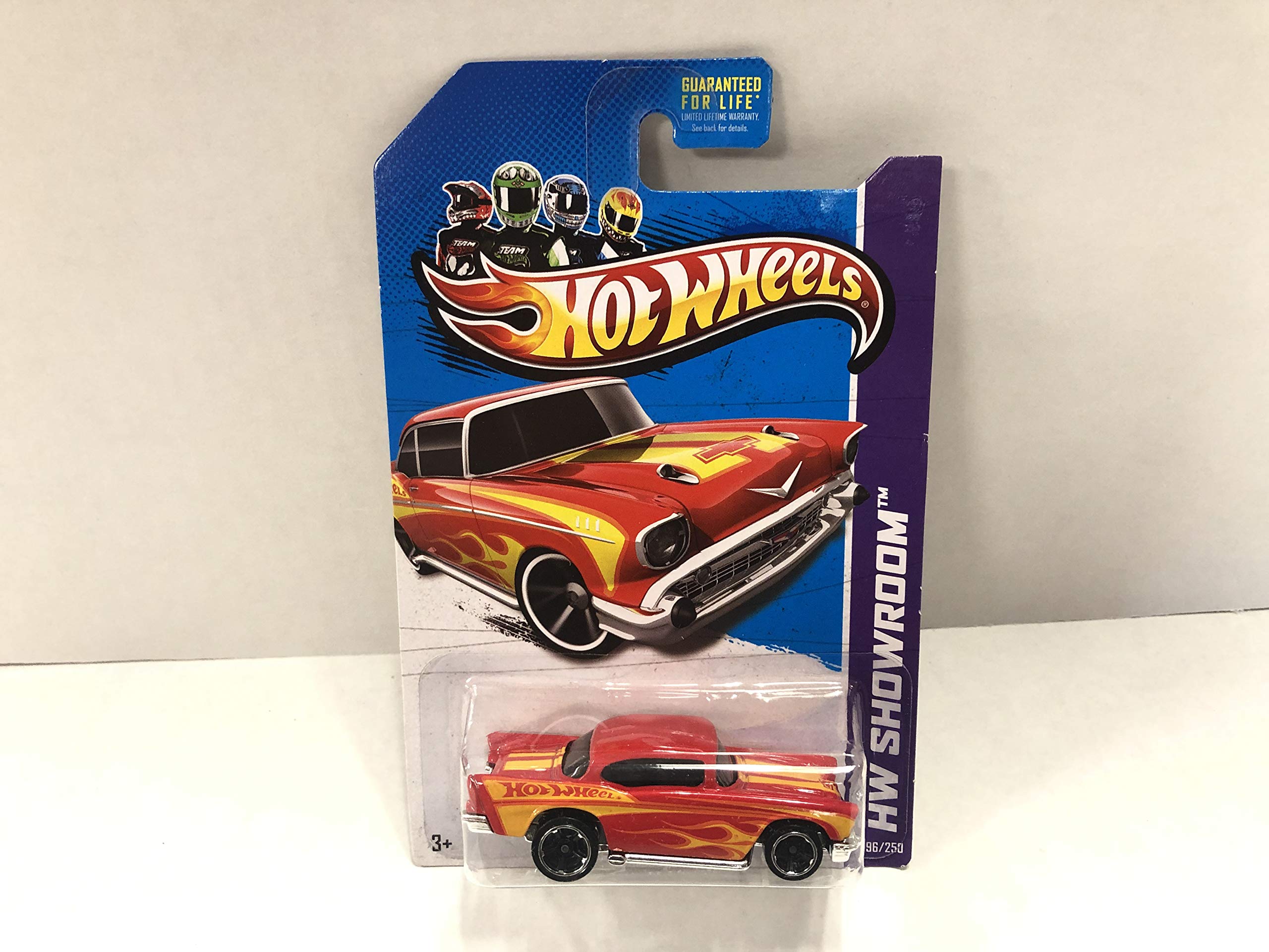 ミニカー Hot Wheels Chevrolet 57 ROADSTER 57 CHEVY with flames 2013 HW SHOWROOM Hot Wheels 1/64 scale