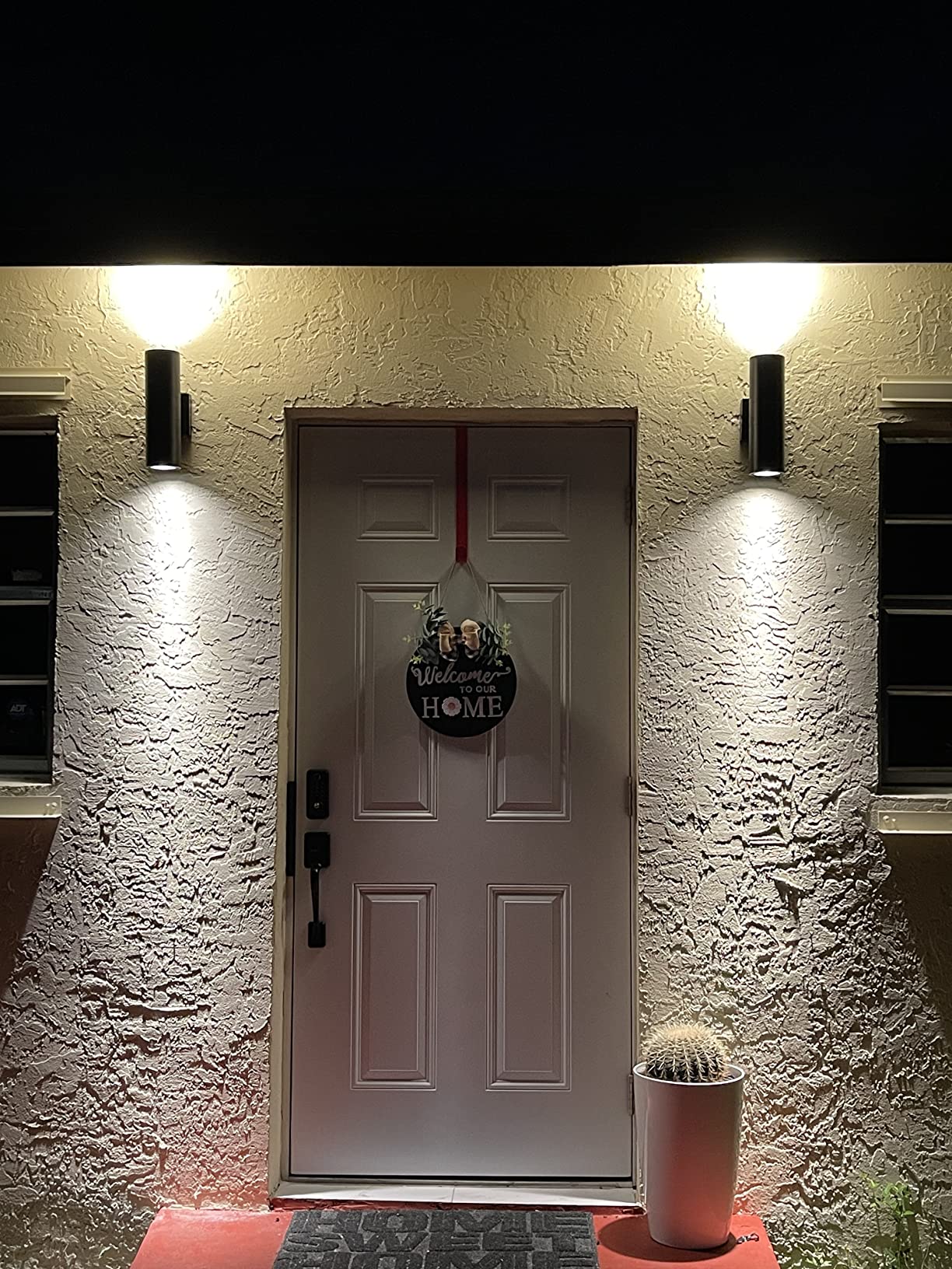 10/mo Finance DAKAFUL Outdoor Wall Lights 2Pack, Integrated LED