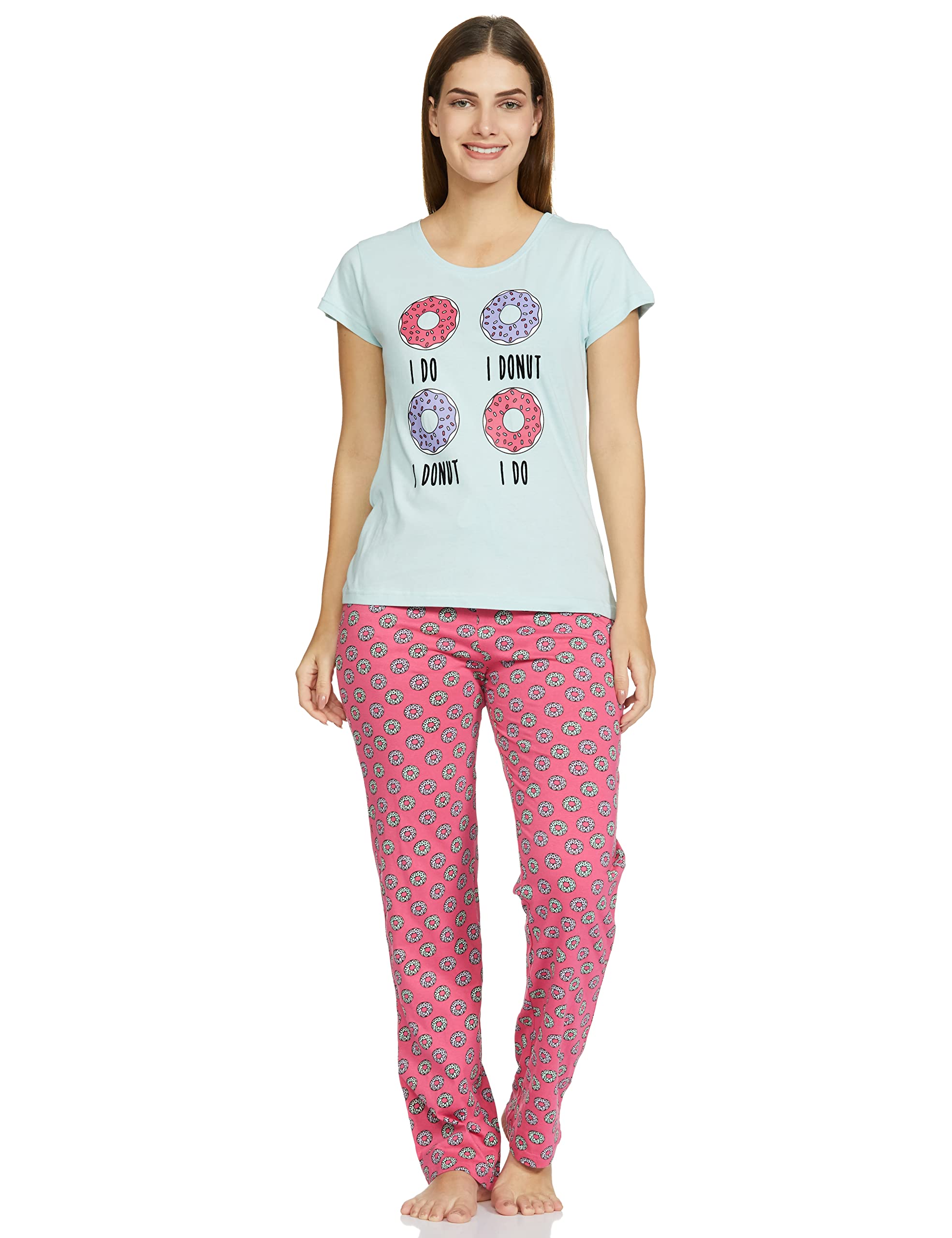 Women Cotton Night Suit Pajama Set