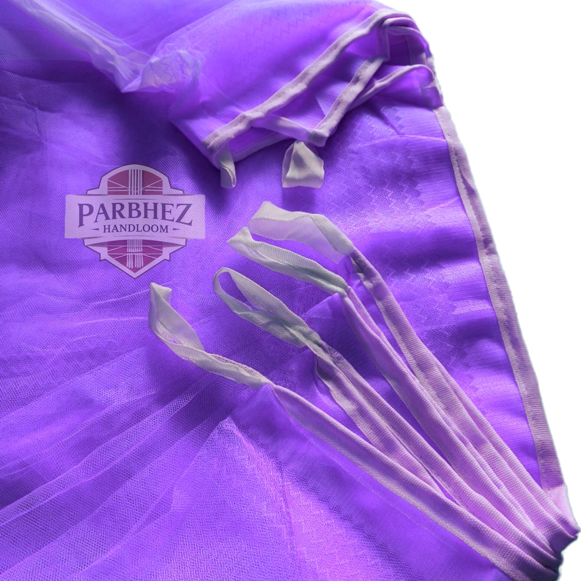 Luxury Purple Mosquito Net - Double Bed Protection -2