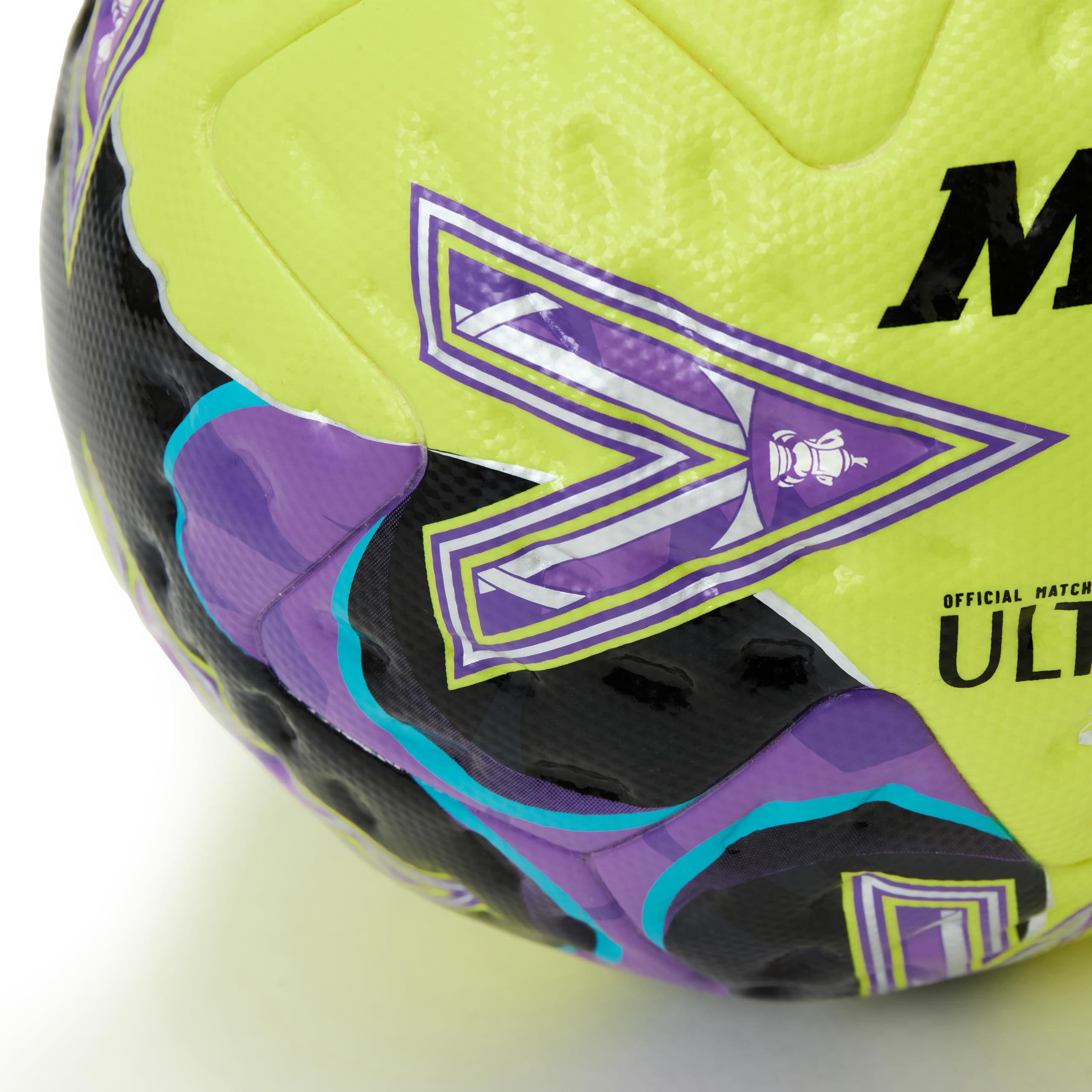 Mitre WFA Cup Main R Ultimax Pro2526 Fútbol para Unisex Adulto, Verde/Púrpura/Negro, 5