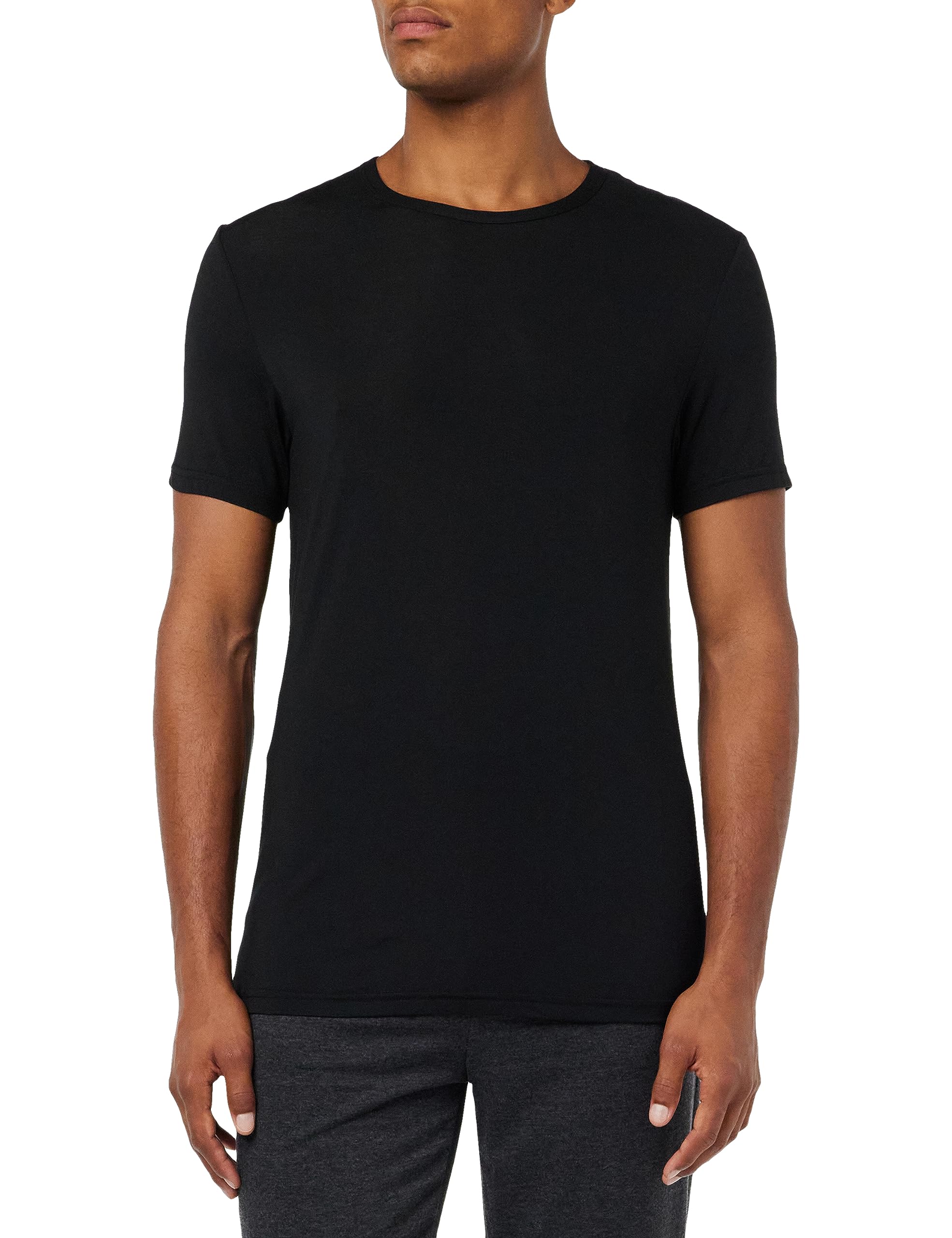 Calvin Klein S/S Crew Neck Black (Black)