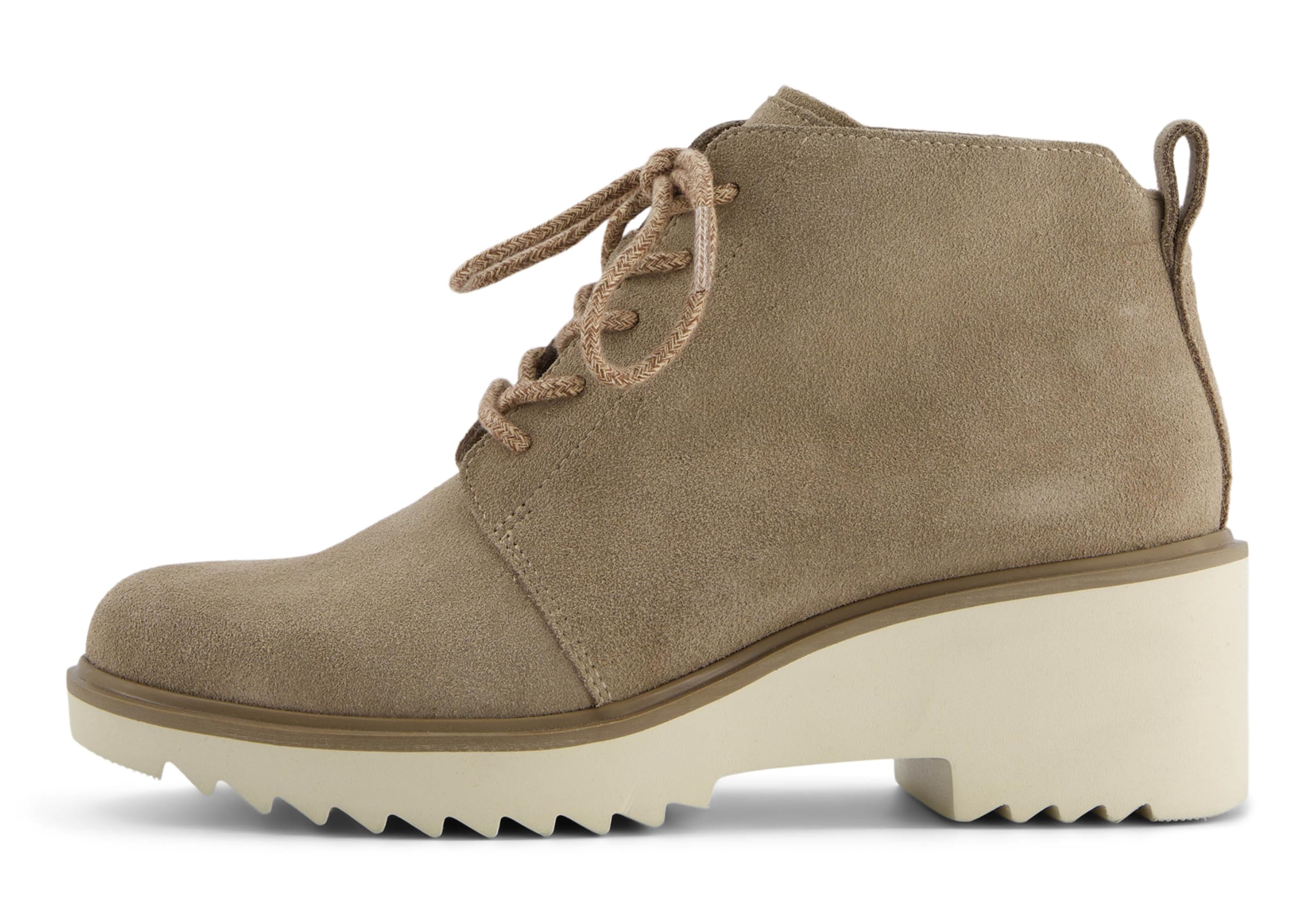 TOMS Eco-Friendly Women's Suede Bootie with OrthoLite Eco LT Hybrid Insoles and Superior Durability