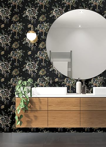 Miniatura 3 de RoomMates RMK12585PLW Papel tapiz para despegar y pegar con flores de árbol de la paz