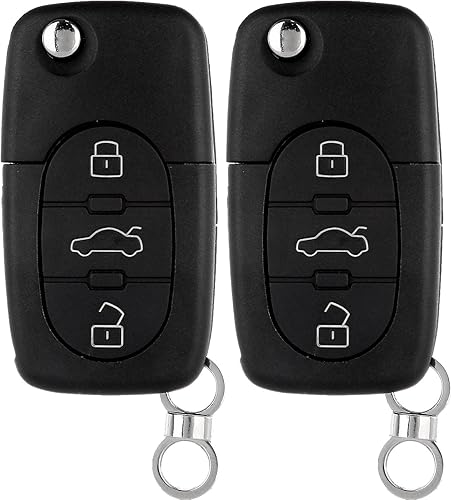 Miniatura 1 de ECCPP Funda de repuesto para llave de coche sin cortar sin llave MYT8Z0837231 (paquete de 2)