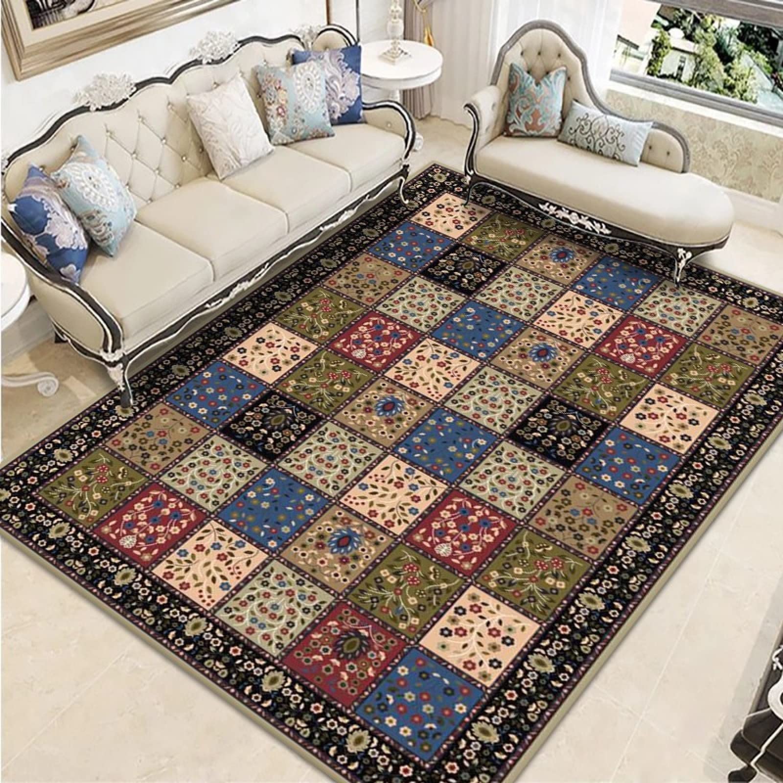 Tapis couloir antidérapant et paillasson lavable pour intérieur et extérieur