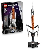 LEGO Technic Sistema di Lancio Spaziale Razzo NASA Artemis – Giocattolo STEM Interattivo con 4 Astronauti e Funzione di Separazione degli Stadi – Regalo per Bambini e Bambine da 9 Anni in su – 42221
