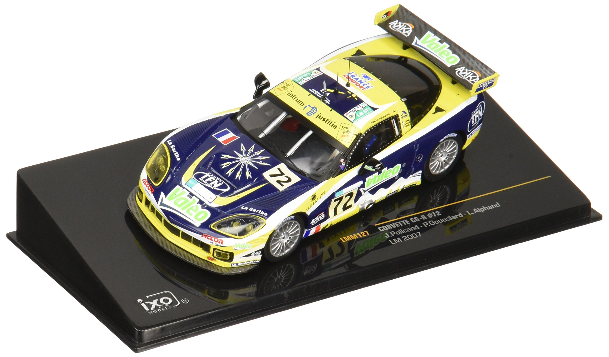 Amazon | イクソ 1/43 コルベット C6R 07 ルマン #72 J.ポリカン/P 