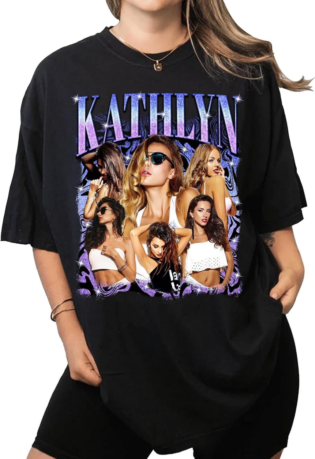 Custom Your Own Bootleg Rap Shirts Custom Picture Shirt Customized Vintage Graphic Tshirt Photo Gifts for Men Women - Image 9