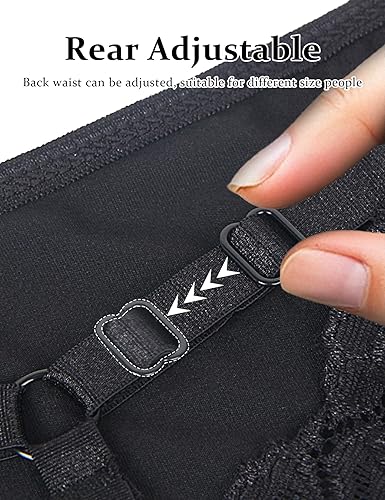 Miniatura 6 de ohmydear Tanga de encaje para mujer, tanga hueca, talla grande, bragas, bragas, elástico, ropa interior de encaje