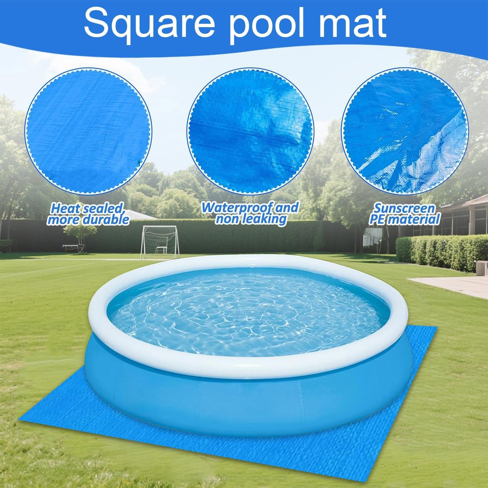 Protector De Suelo Para Piscina Desmontable Reemplazo de Almohadilla
