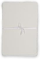 Vista 2 de Papel de acuarela 6 x 4 pulgadas Papel de acuarela mixto 150 GSM grueso borde Deckle borde de papel hecho a mano Blanco roto