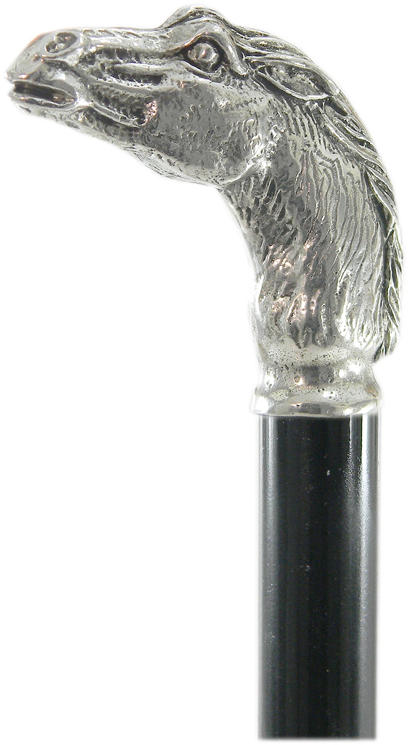 elegante bastón personalizable con grabado, para hombre y mujer, mango de caballo