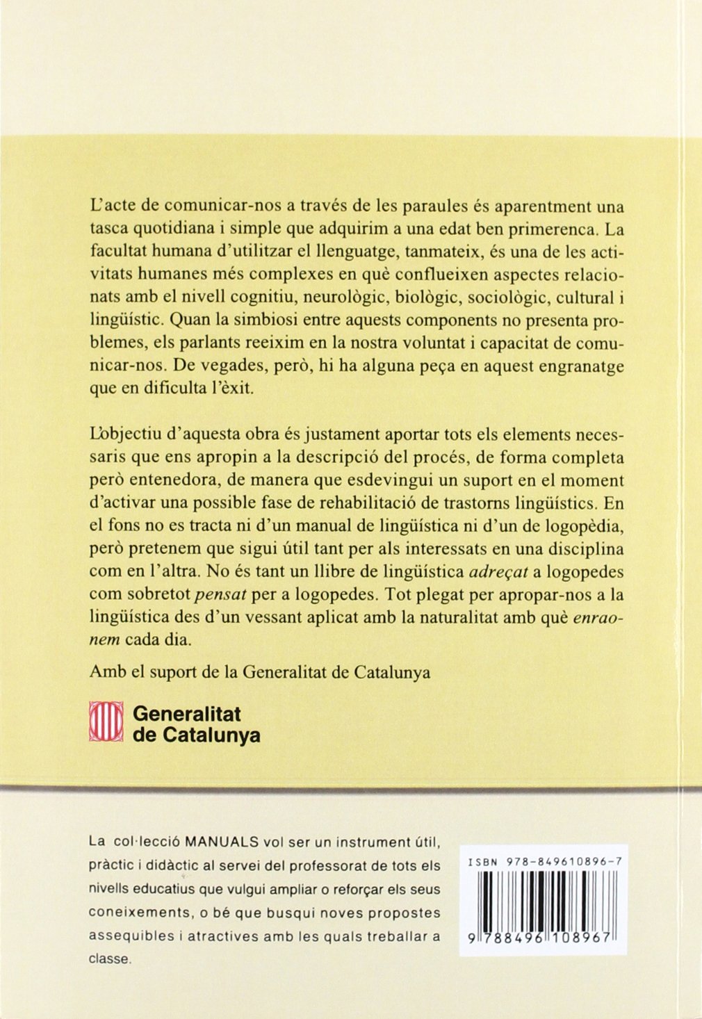 EnRaonar: Lingüística general i aplicada per a la pàctica logopèdica (Colección Manuales)