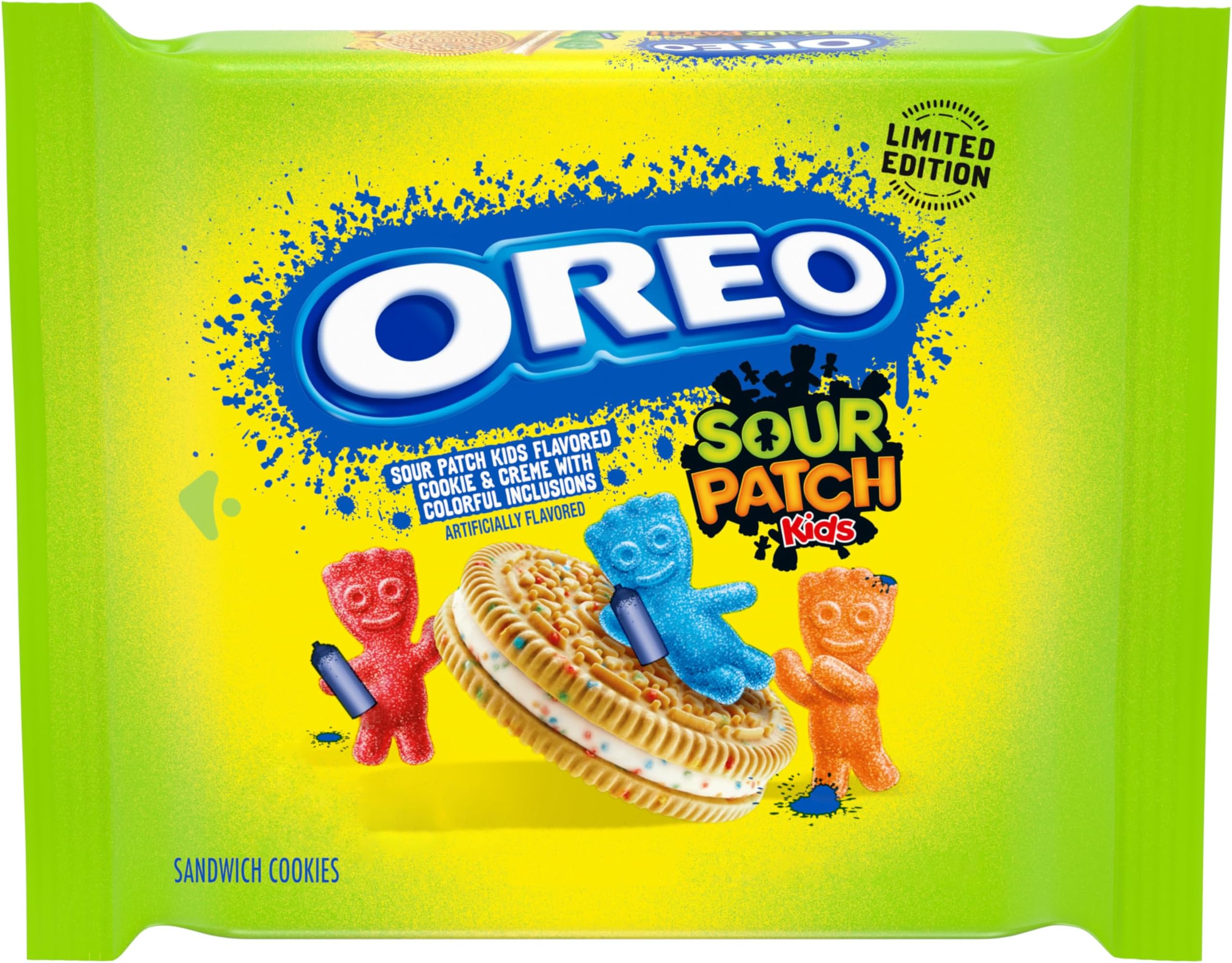 SOUR PATCH KIDS Sandwich Cookies, Limited Edition, 10.68 oz