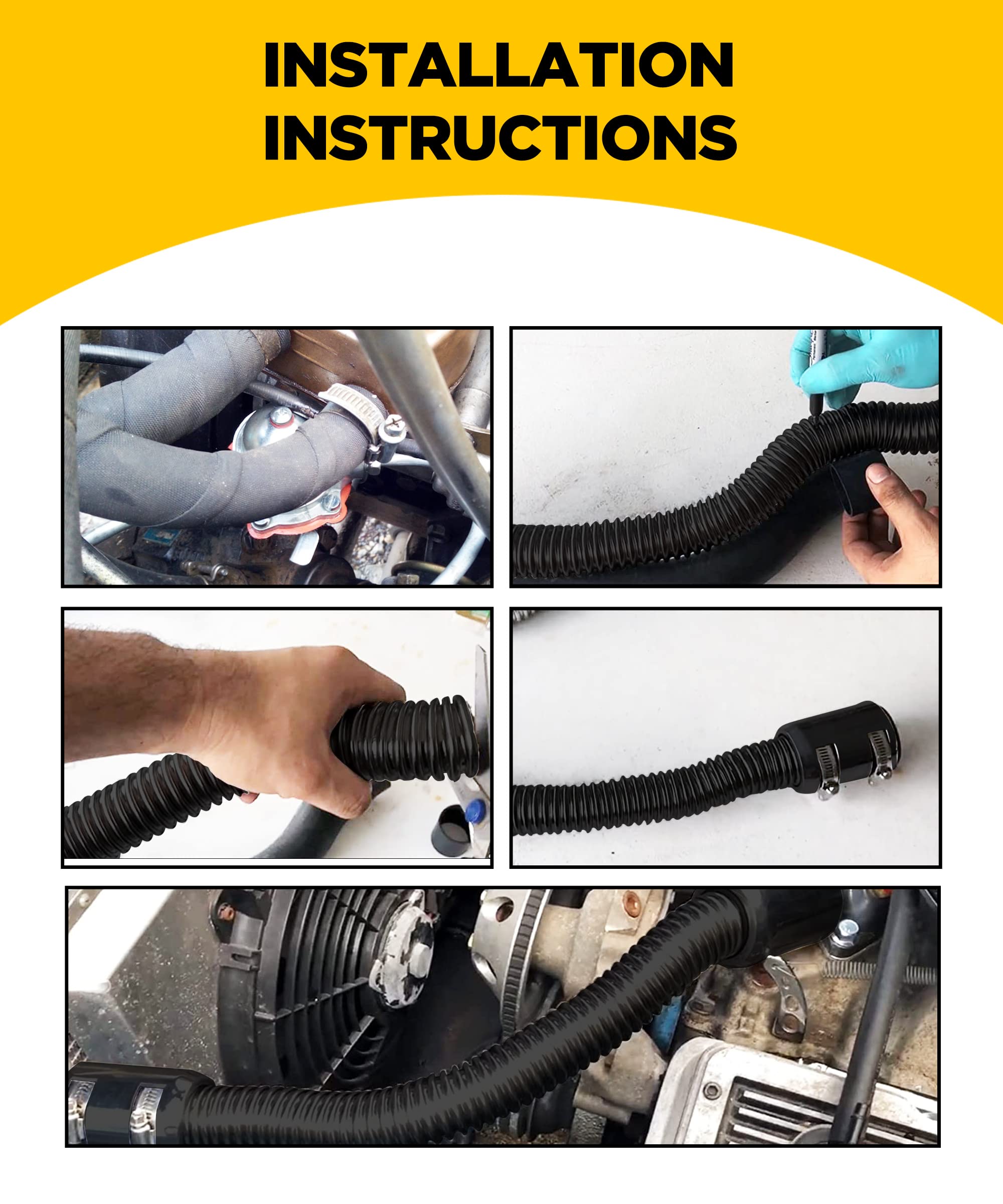 Flexible Radiator Hose Kit 48