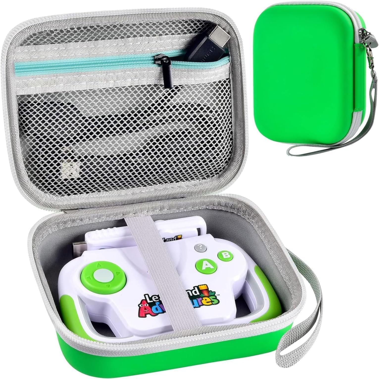 Case Compatible with Leapfrog LeapLand Adventures Learning Games. Toddle Video Game Toys Storage Caryying Holder for Wireless Controller, HDMI Game Stick, Battery and USB Power Cable (Box Only)