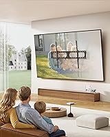Vista 10 de monTEK Soporte de pared de TV inclinable resistente para televisores planos y curvos extra grandes de 37-140 pulgadas de hasta 300 libras, 4 pruebas