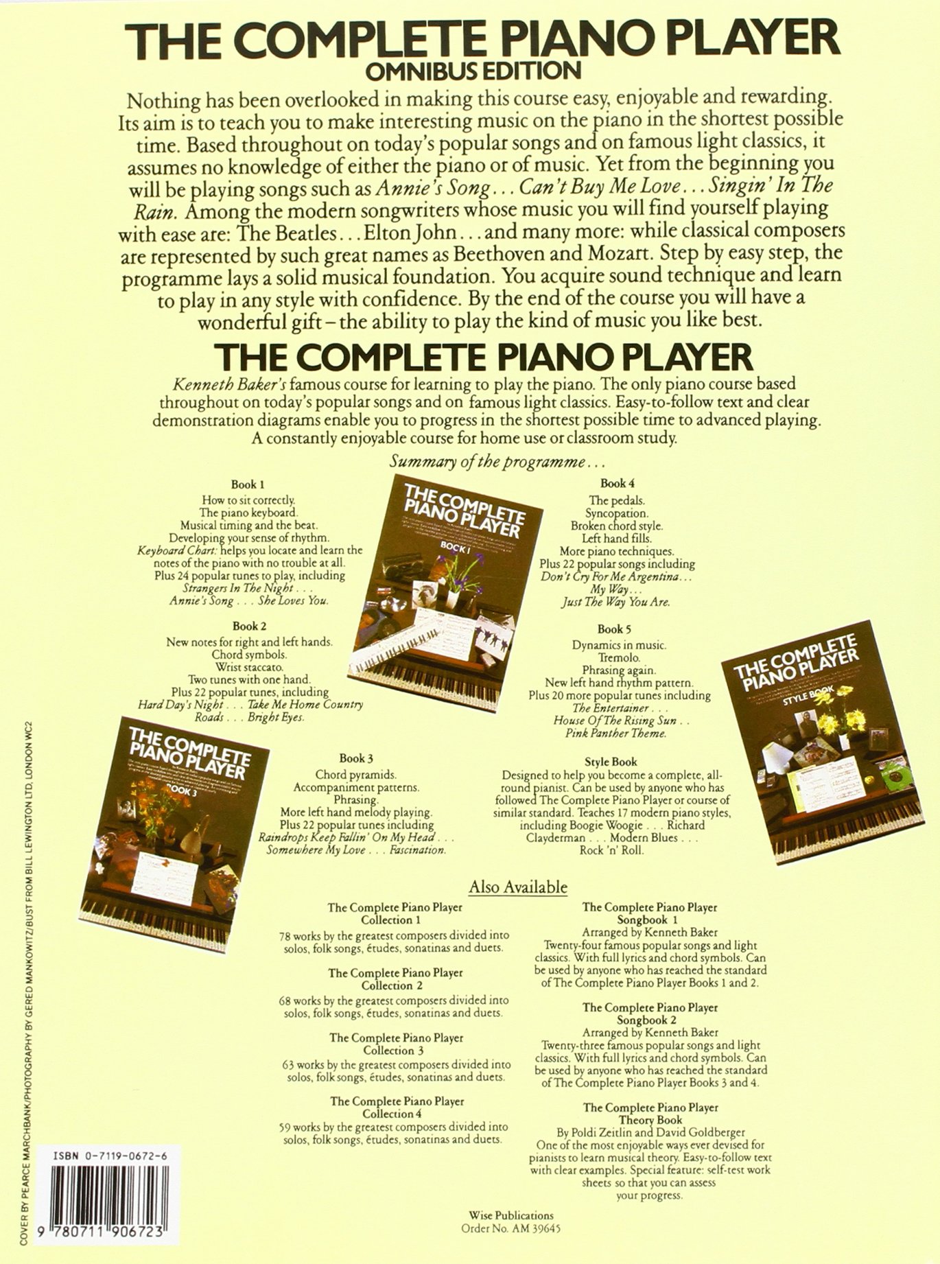 The Complete Piano Player: Omnibus Edition.