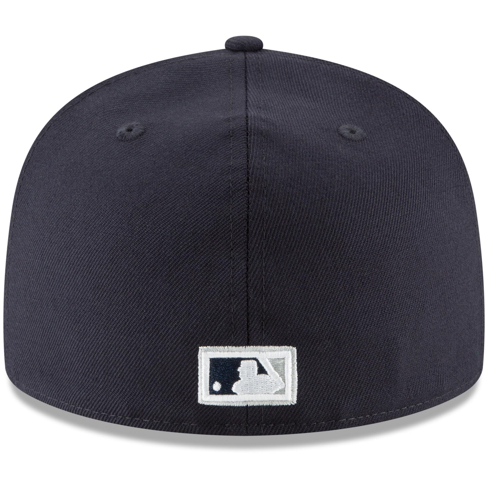 New Era MLB 59FIFTY Baseballkappe, New York Yankees, marineblau, Team-Farbe, Cooperstown-Logo, authentische Kollektion, angepasste Baseballkappe