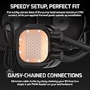 CORSAIR NAUTILUS 360 RS LCD Liquid CPU Cooler – 2.1" IPS LCD Screen – RS120 Fans – 360mm Radiator – Fits Intel® LGA 1851/1700, AMD® AM5/AM4 – Simple Daisy-Chain Connections gallery image