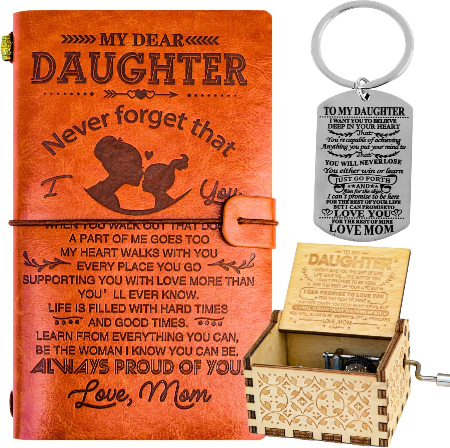 To My Daughter Notebook Gift Love From Mother to Daughter