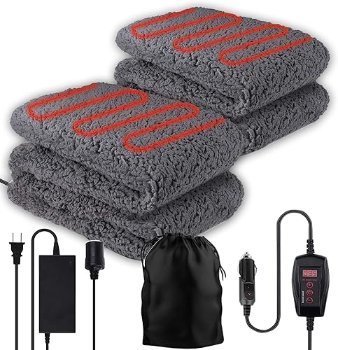 Zone Tech - Manta de viaje de forro polar sherpa, acogedora, suave, cálida, mullida, cómoda, para asiento de automóvil, 59 x 43 pulgadas, ideal para disponible en Yaxa Costa Rica