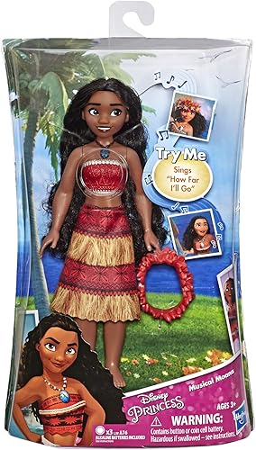 Miniatura 7 de Trendy Zone 21 Disney Princess - Conjunto de estilos secretos a la moda Ariel y Moana musical muñeca de moda con collar de concha mini muñeca de