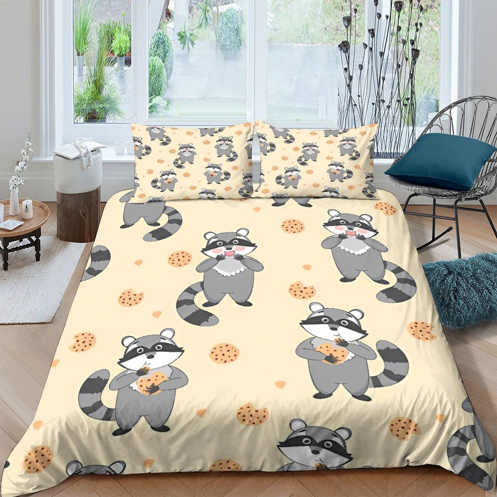 Housse de couette raton laveur zippée pour en finir avec la corvée du changement de lit
