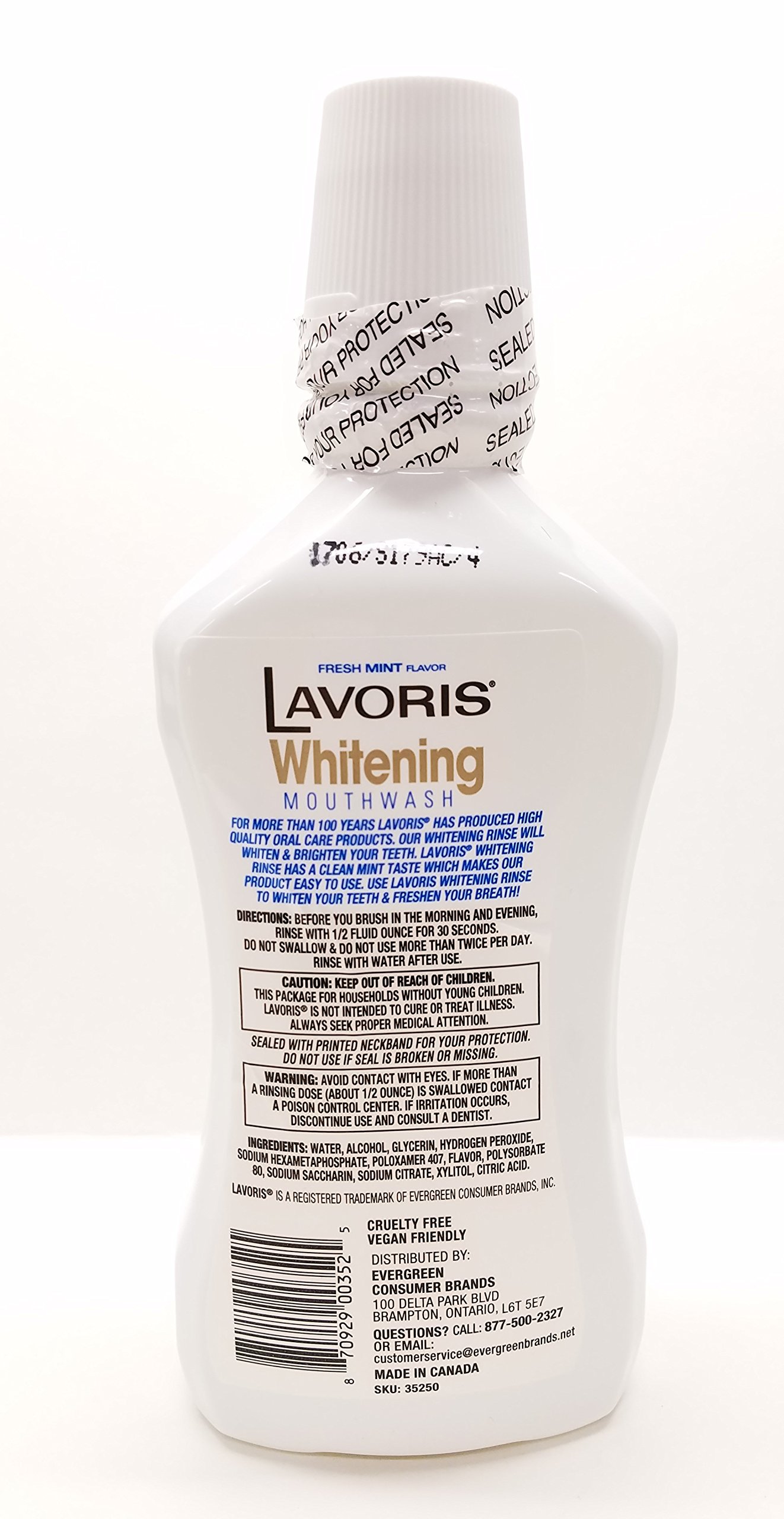 Amazon.com : Lavoris Mouthwash Whitening Rinse 15 oz (Pack of 2