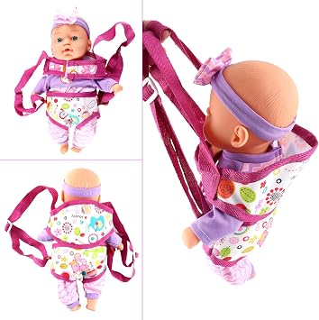 deAO Baby Doll Stroller Nursery Pretend Play Toy Set with Play Mat,Doll Bed | 5-in-1,20 PCS Baby Doll Accessories,Baby Doll Set Toy,Gift for Girls Ages 3+