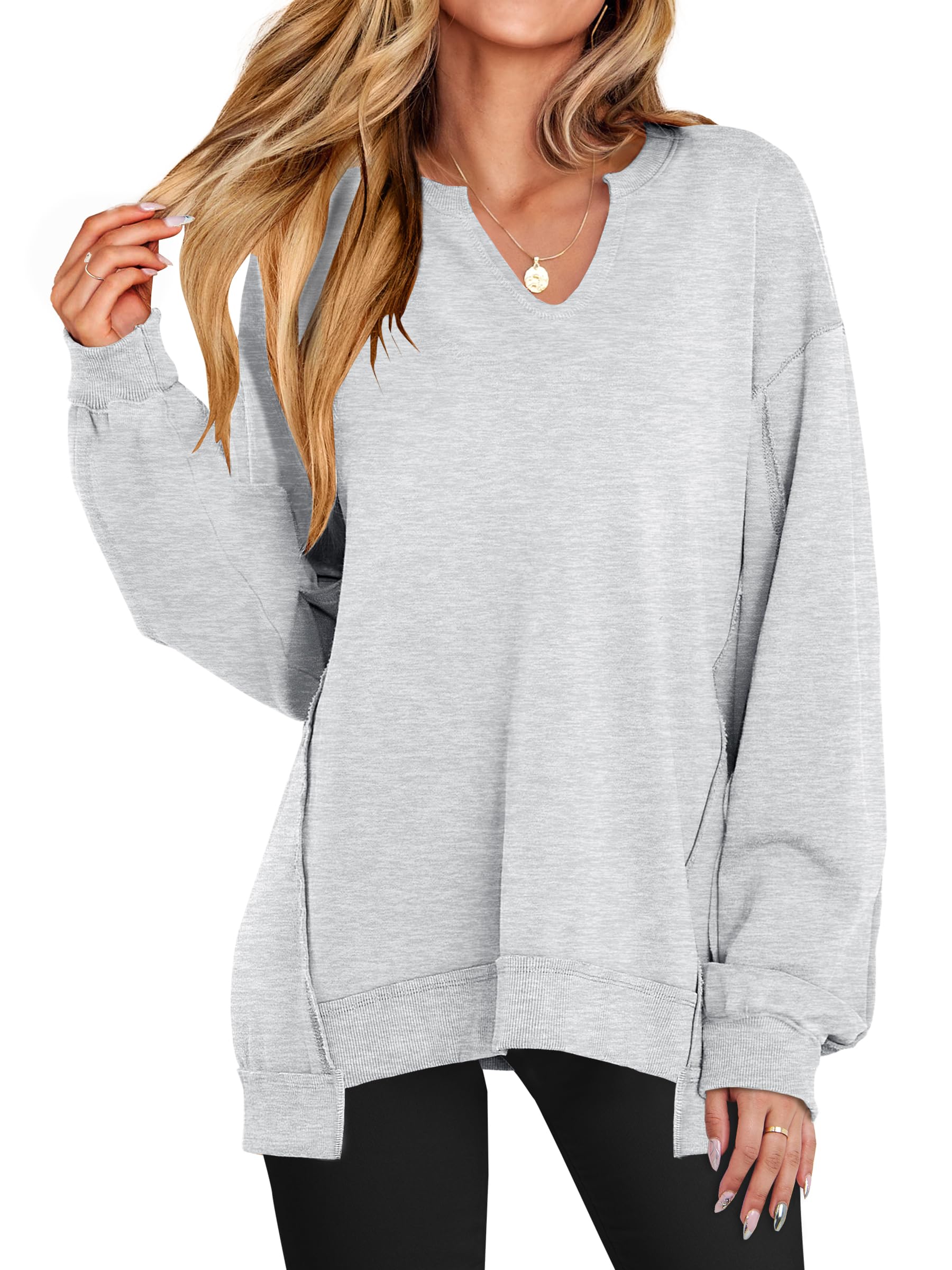 ANRABESS V-Neck Tunic