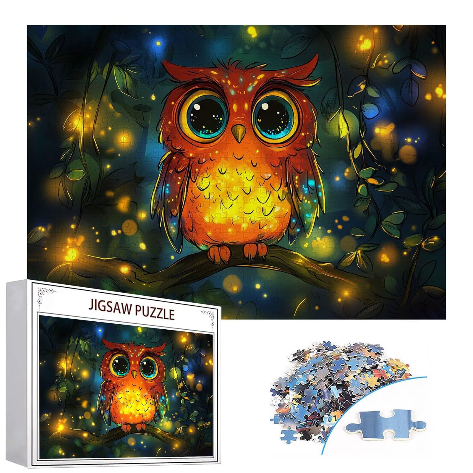 Puzzle 3000 elementów urocze puzzle dla dorosłych zwierzę 122 x 81 cm unikalne rzemiosło klasyczne 3D drewniana układanka do rodzinnych gier aktywnych, układanka zrób to sam do dekoracji ścian domu