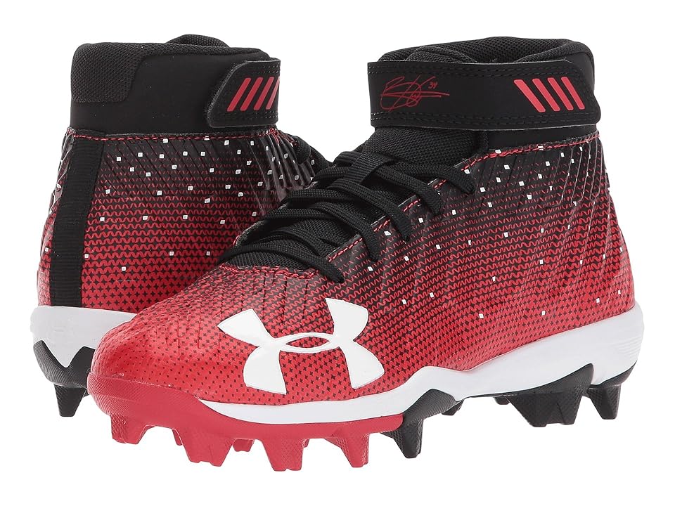 

Under Armour Kids Harper RM Jr. Baseball (Little Kid/Big Kid) (Black/Red) Kids Shoes